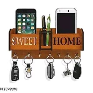 Beautiful wooden key Holder Nest for Home Decor