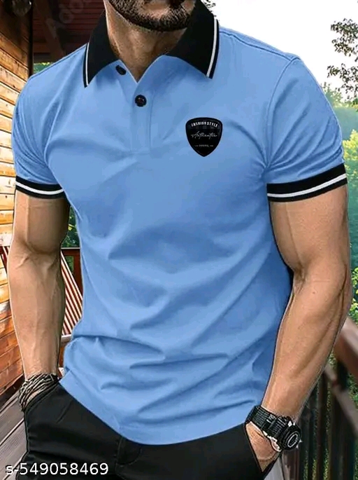 Cotton Blend Men Cotton Blend Relaxed Tshirts