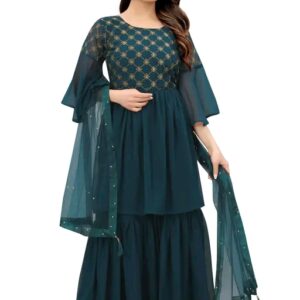 Kurta with Dupatta and Bottomwear