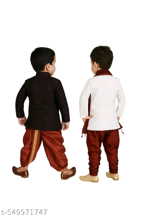 Cute Stylish Kids Boys Kurta Sets(A Pack Of 2) - Image 3
