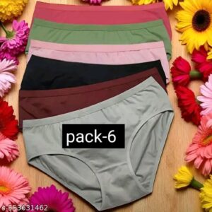 Women Cotton Printed Panty (A Pack of 6)