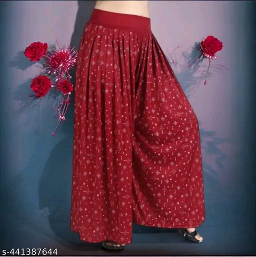 Elegant Glamarous Women Palazzos (A Pack of 2) - Image 16