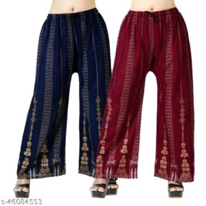Lasafiya Fabulous Women Palazzos(A Pack Of 2)