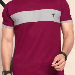 Men Cotton Blend Regular Tshirts
