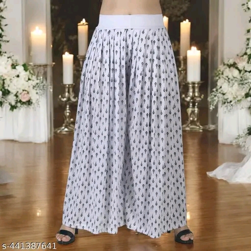 Elegant Glamarous Women Palazzos (A Pack of 2) - Image 7