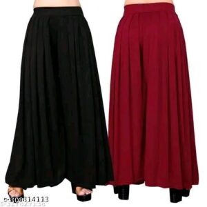 Casual Fashionista Women Palazazos (A Pack Of 2)