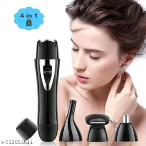 Waterproof Painless facial Hair,Eyebrow,Nose & Ear Trimer for women