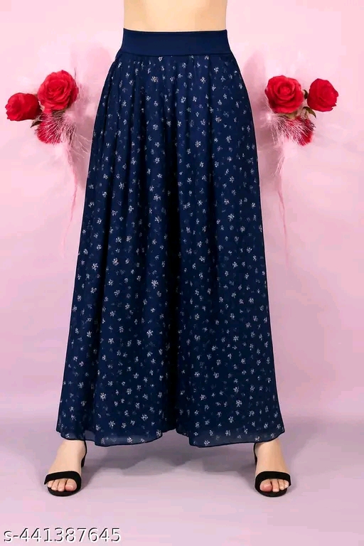 Elegant Glamarous Women Palazzos (A Pack of 2) - Image 20