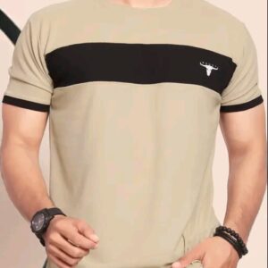 Men Cotton Blend Regular Tshirts