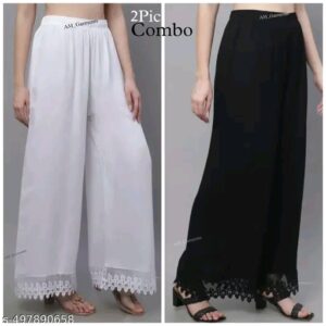 Designer Modern Women Palazzos (A Pack Of 2)