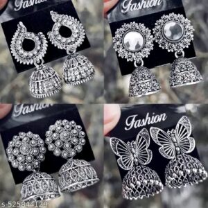 Stylo Earrings & Studs (A Pack of 4 Pair)