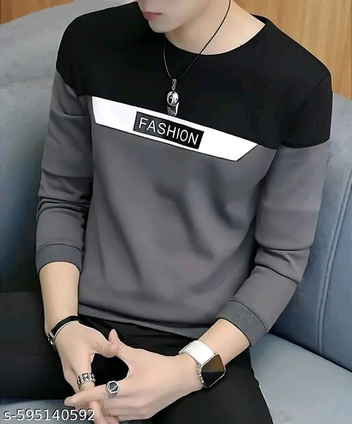 Cotton Blend Men Cotton Blend Regular Tshirts