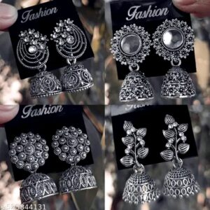 Stylo Earrings & Studs (A Pack of 4 Pair)