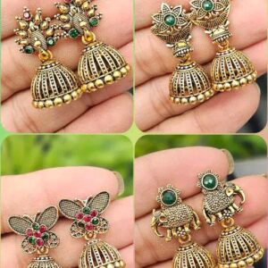 Classy Earrings & Studs (A Pack of 4 Pair)
