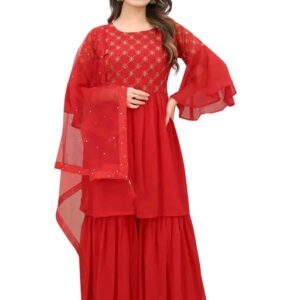 Kurta with Dupatta and Bottomwear