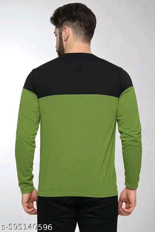 Cotton Blend Men Cotton Blend Regular Tshirts - Image 2