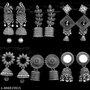 Modern Earrings & Studs (A Pack of 6 Pair)