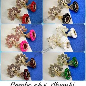 Graceful Earrings & Studs (A Pack of 6 Pair)
